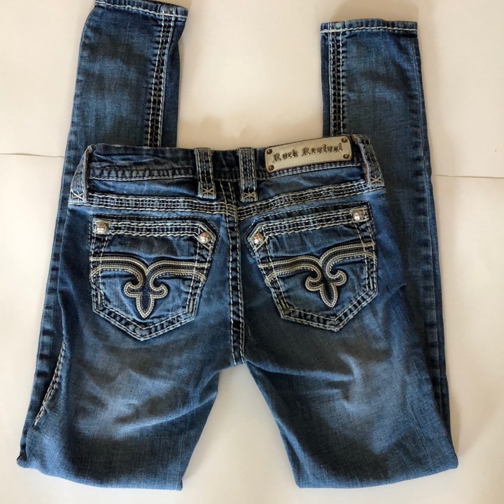 Rock Revival jeans Mattie skinny size 25 women’s - Picture 1 of 12